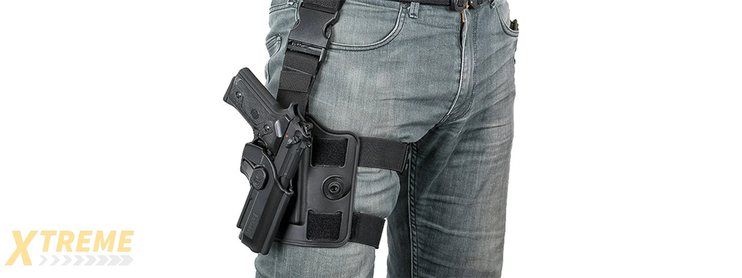 Amomax Drop-Leg Platform (Black)