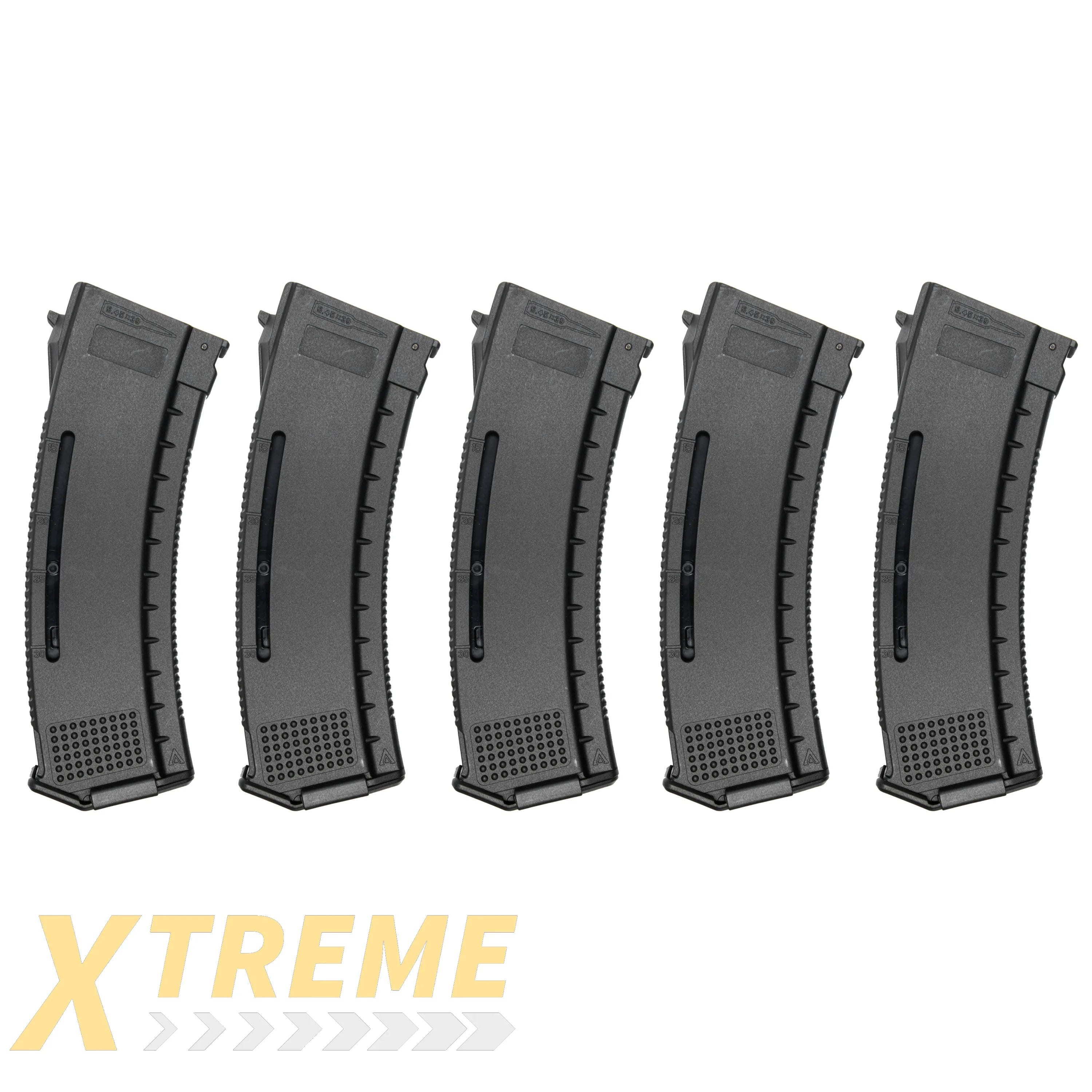 ARCTURUS AK MOD1 30/130Rds Variable-Cap Windowed EMM Magazine BLK [5PACK] - Magazine