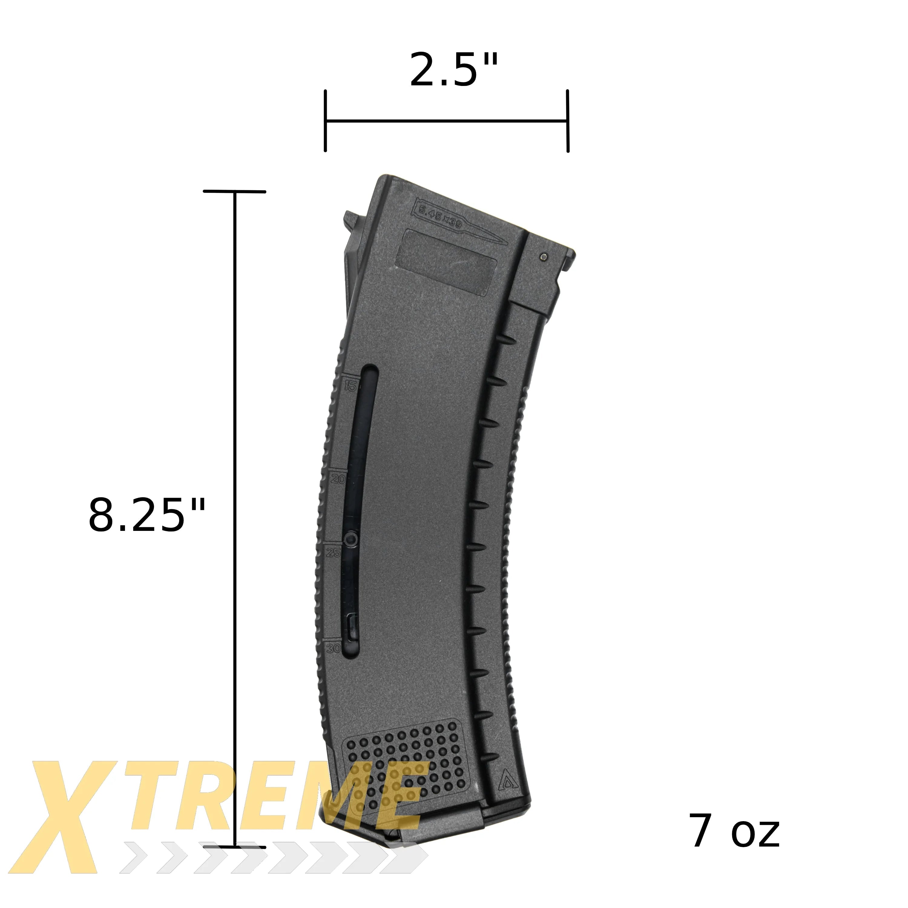 ARCTURUS AK MOD1 30/130Rds Variable-Cap Windowed EMM Magazine BLK [5PACK] - Magazine