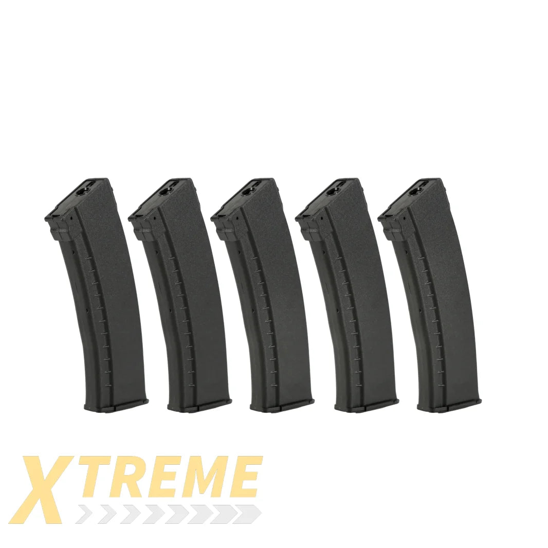 ARCTURUS AK74 Bakelite 200Rds Mid-Cap EMM Magazine BLK [5PACK]