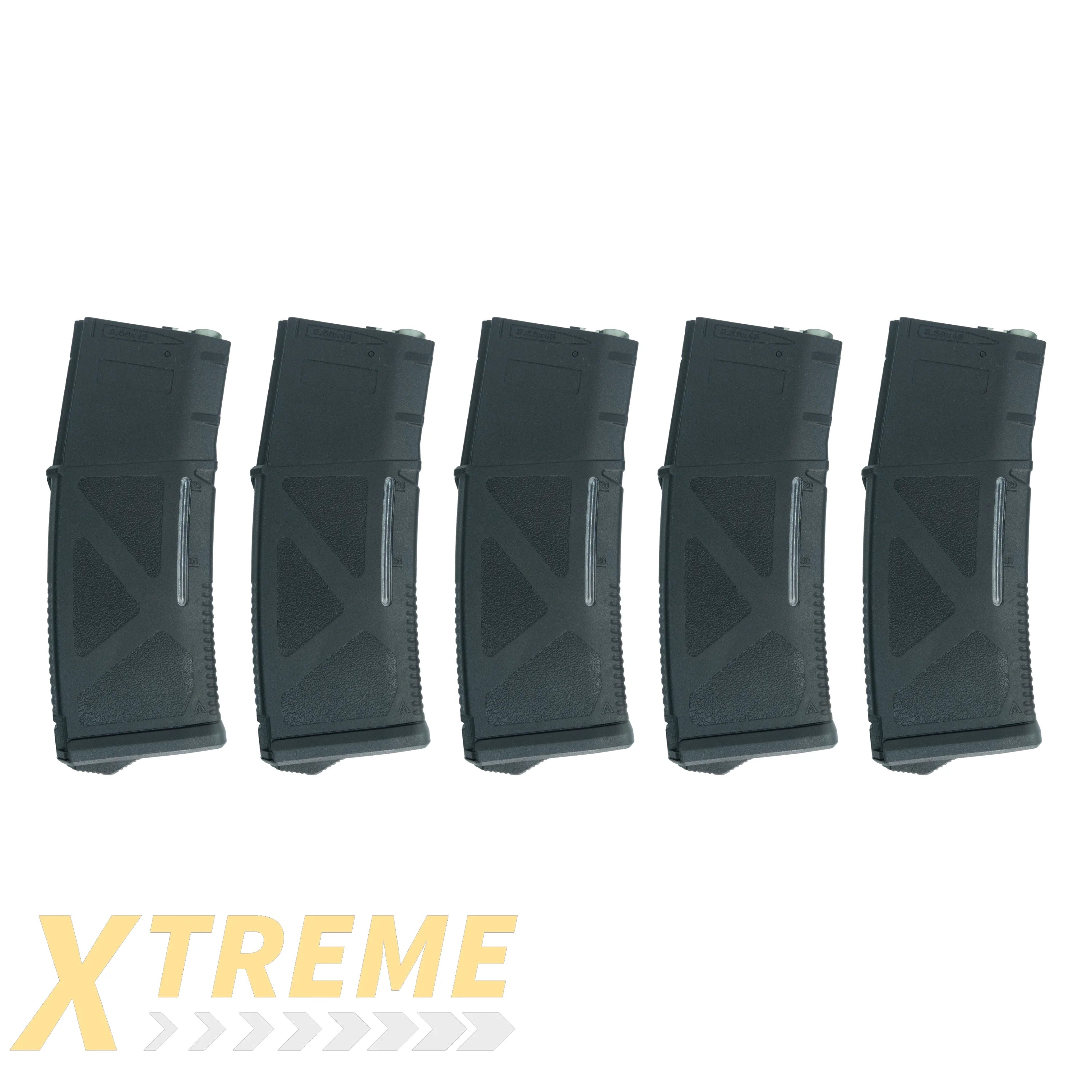 ARCTURUS AR MOD1 M4/M16 200 Rds Mid Cap Windowed EMM Magazine BLK [5 PACK]