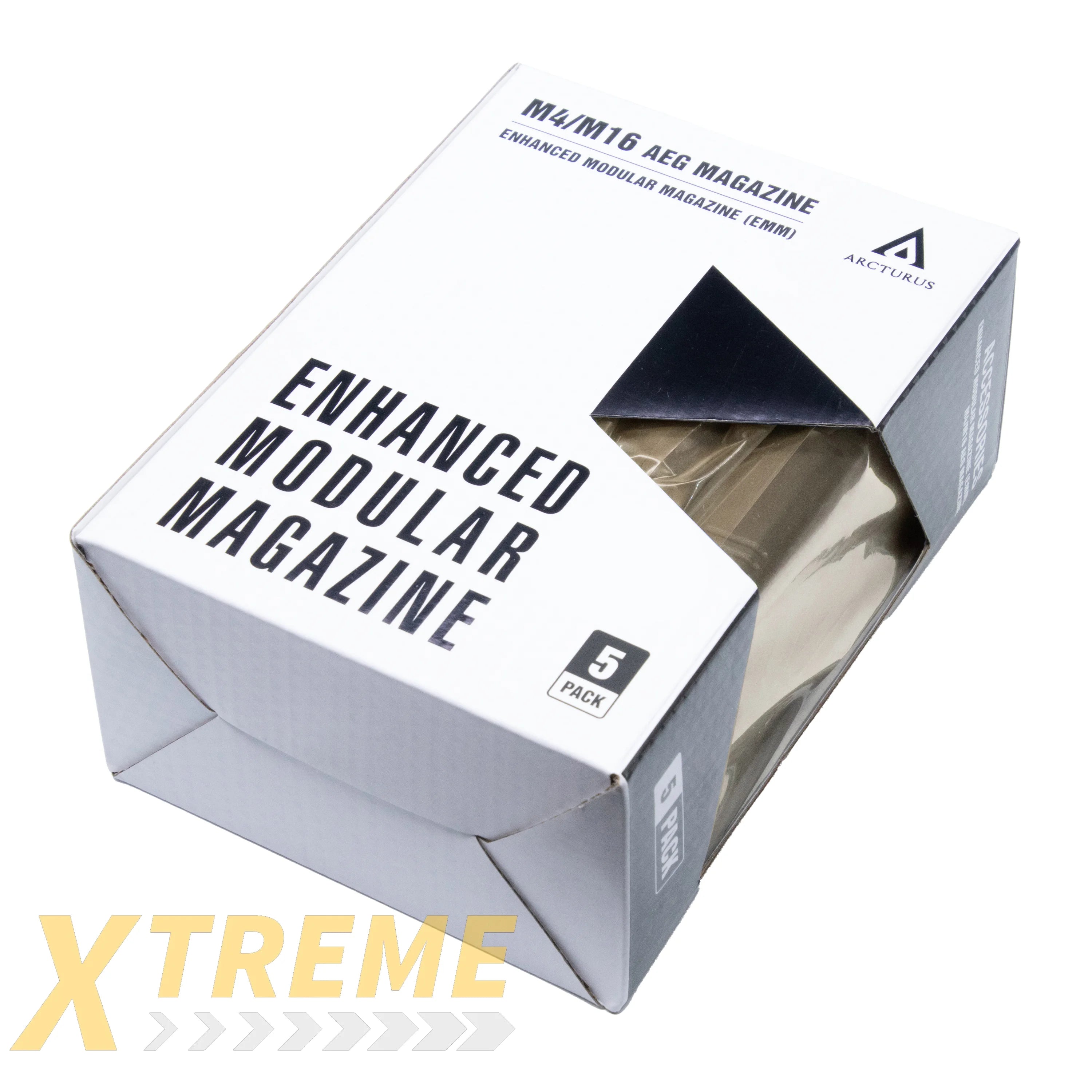 ARCTURUS AR MOD1 M4/M16 200Rds Mid Cap Windowed EMM Magazine FDE [5 PACK]