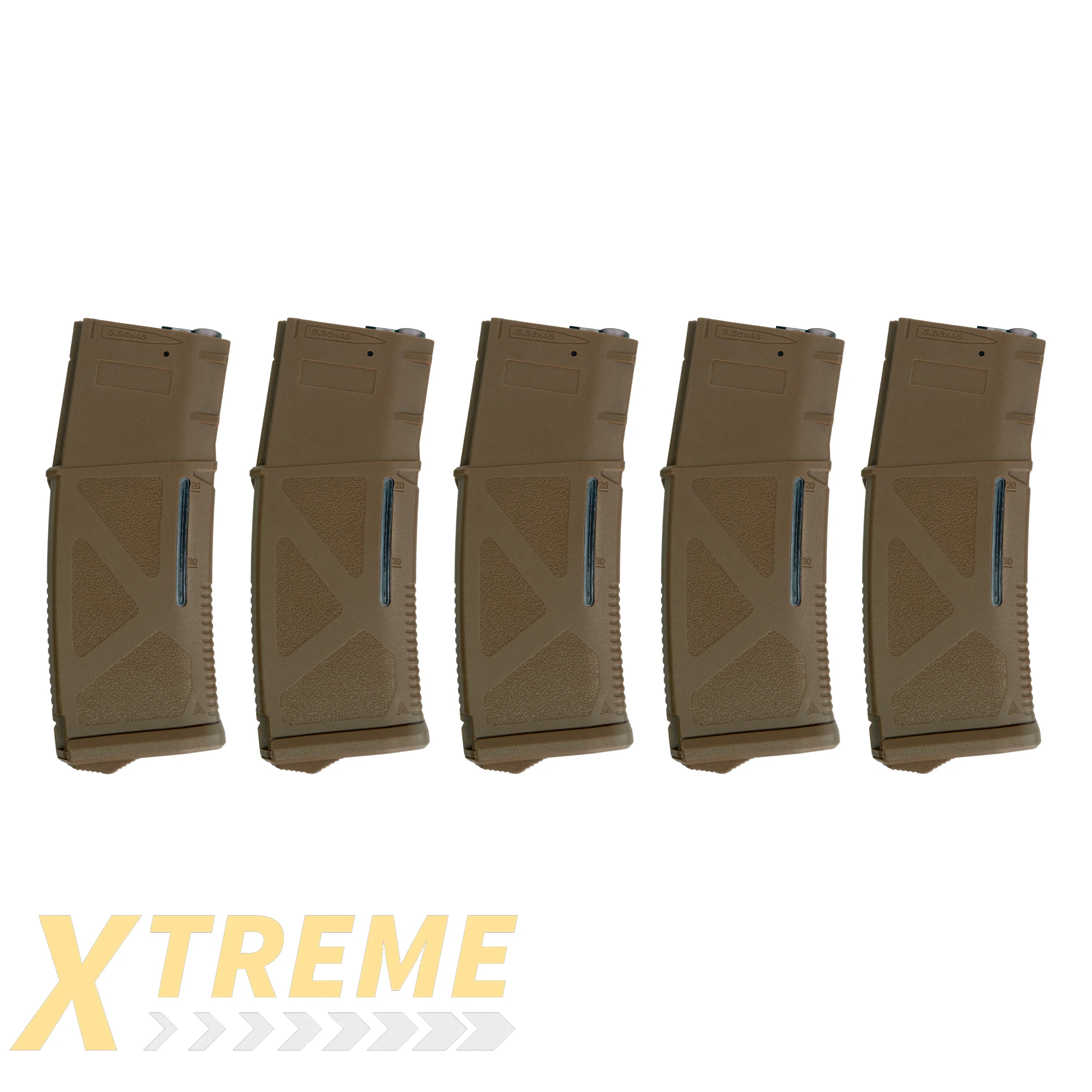 ARCTURUS AR MOD1 M4/M16 200Rds Mid Cap Windowed EMM Magazine FDE [5 PACK]