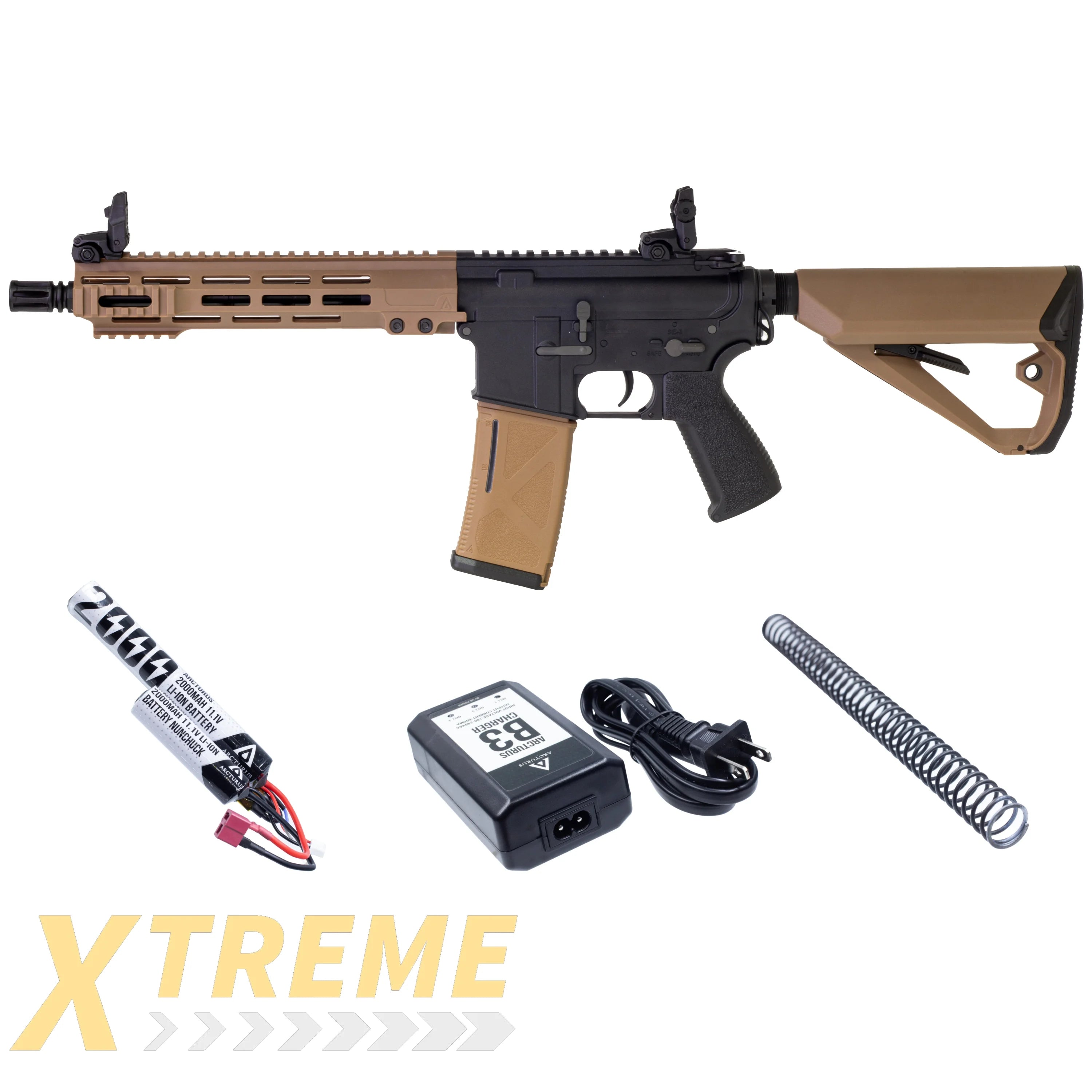 ARCTURUS LWT MK-I CQB 10’’ AEG SPORT Black-Tan Starter Pack ARC SE® - Sport Series ARC SE®