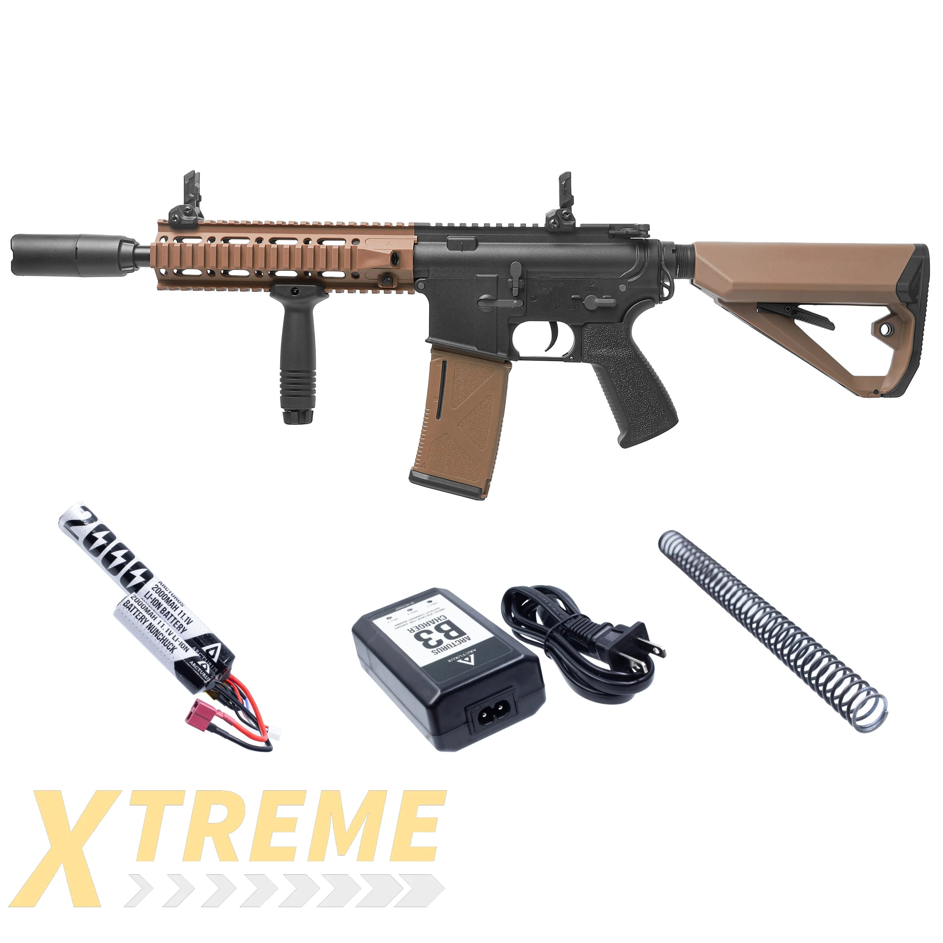 ARCTURUS LWT MK-II CQB 10’’ AEG SPORT Black-Tan Starter Pack ARC SE® - Sport Series ARC SE®