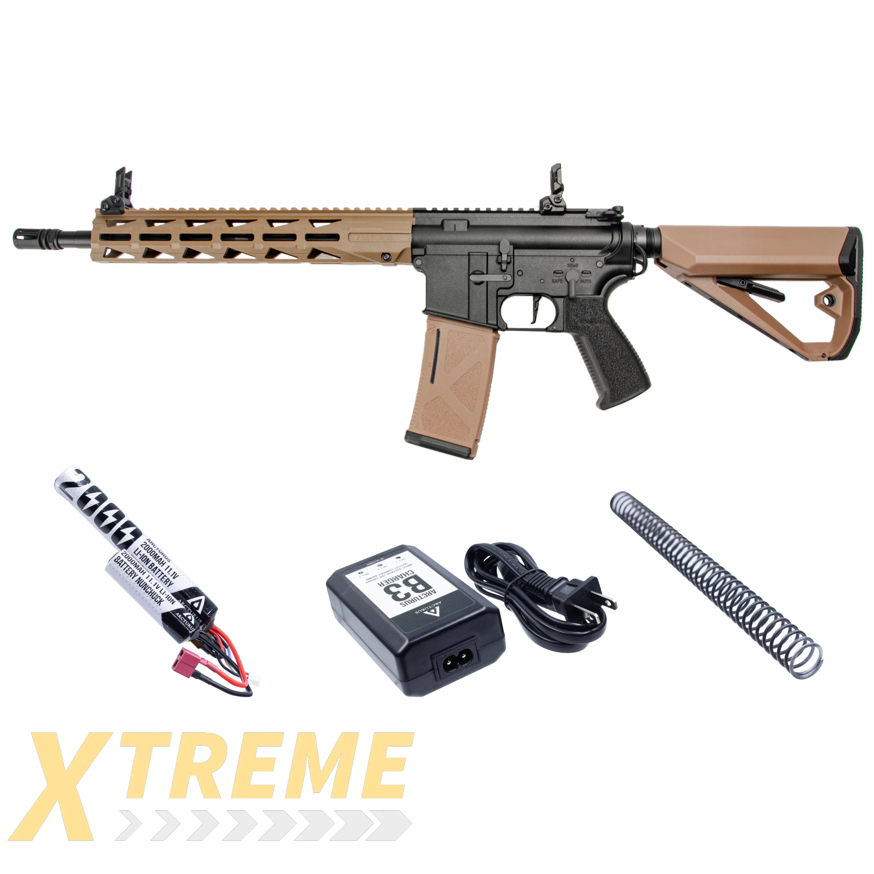 ARCTURUS LWT MK-III Carbine 12’’ SPORT AEG SE® Black-Tan Starter Pack - Sport Series ARC SE®
