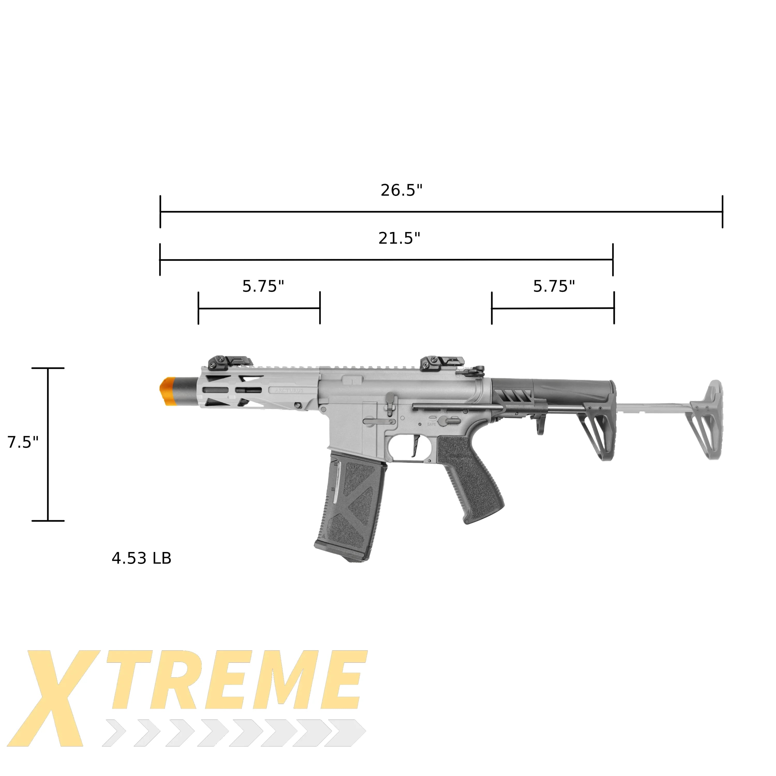 ARCTURUS LWT MK-III PDW 5.5’’ SPORT AEG SE® Grey - Sport Series ARC SE®