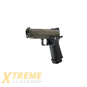 ARCTURUS Vanguard 4.3" Hi-Capa GBB Pistol BLK-TAN - XTREME Airsoft Superstore