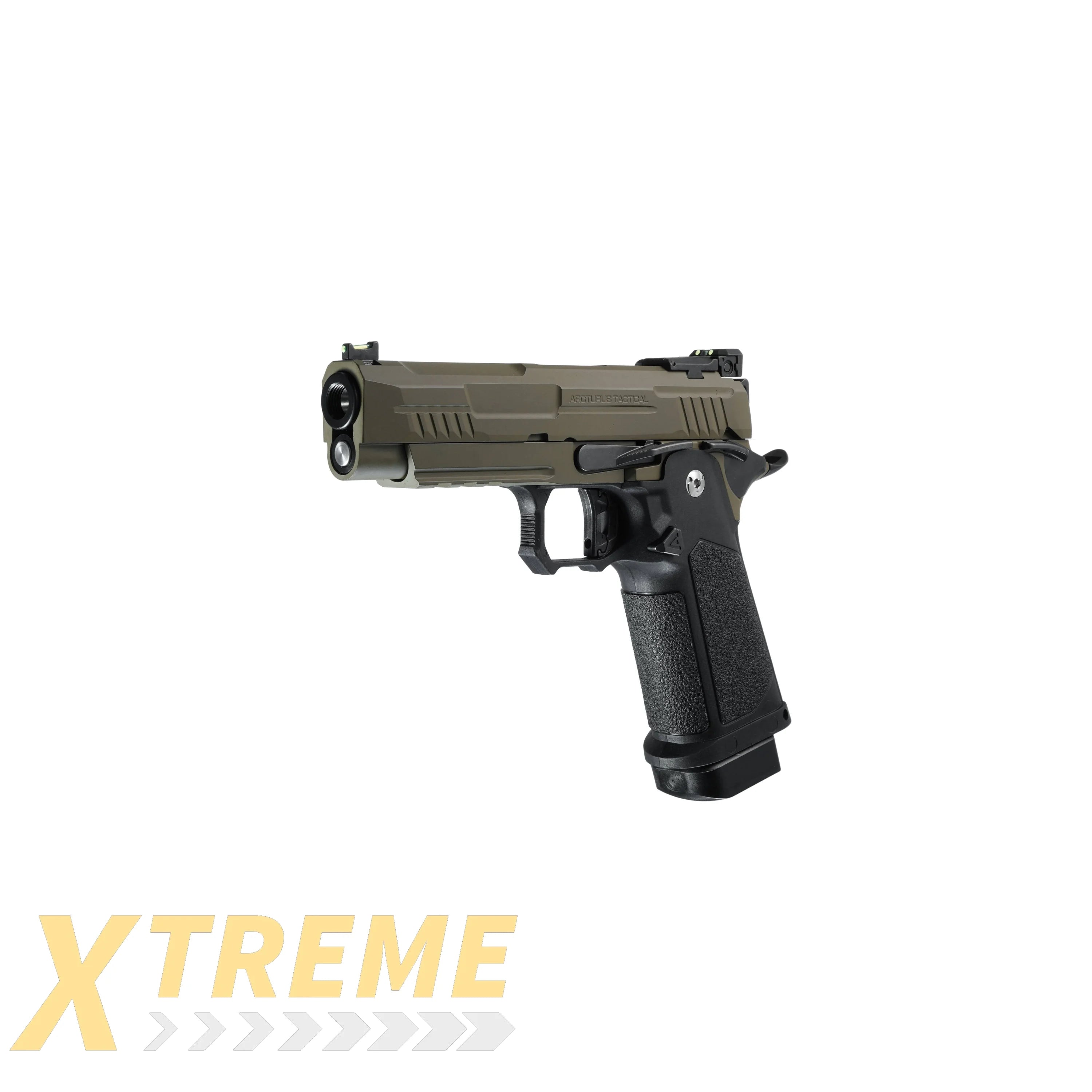 ARCTURUS Vanguard 4.3’’ Hi-Capa GBB Pistol BLK-TAN - Vanguard