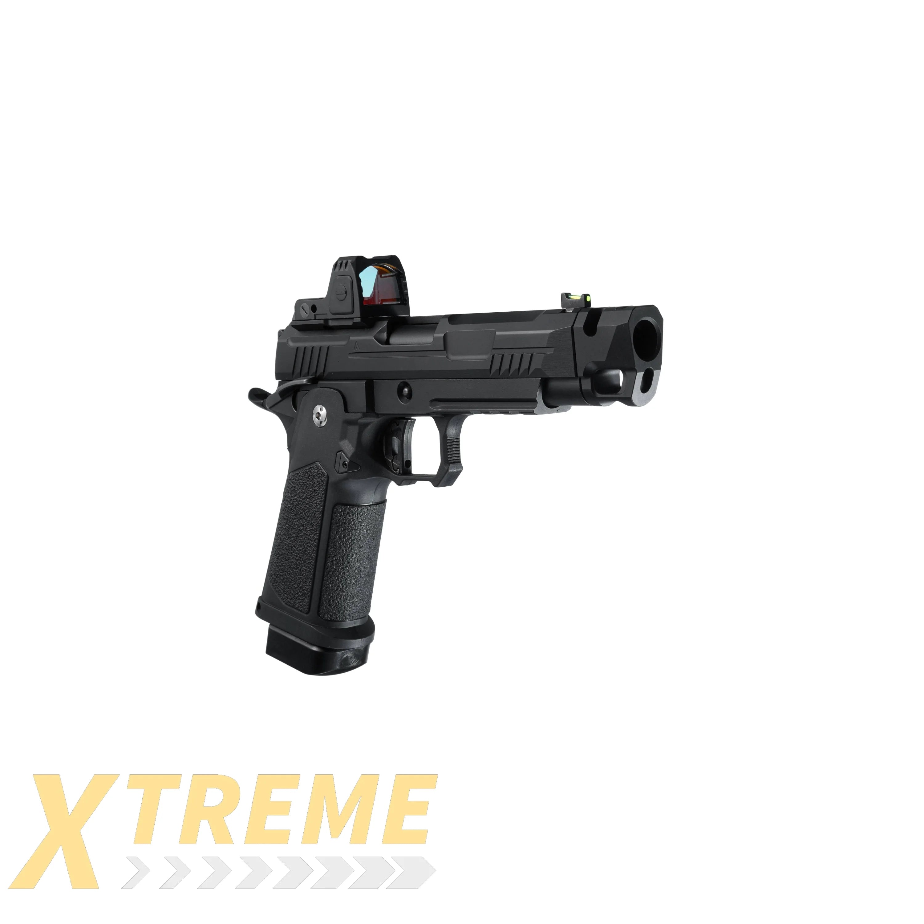 ARCTURUS Vanguard 4.3’’ Hi-Capa GBB Pistol w/ Optics Ready Slide & Compensator & ARS-1 Red Dot Combo - Vanguard
