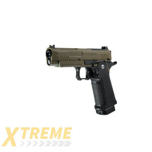 ARCTURUS Vanguard 4.3’’ Hi-Capa GBB Pistol w/Optics Ready Slide BLK-TAN - Vanguard
