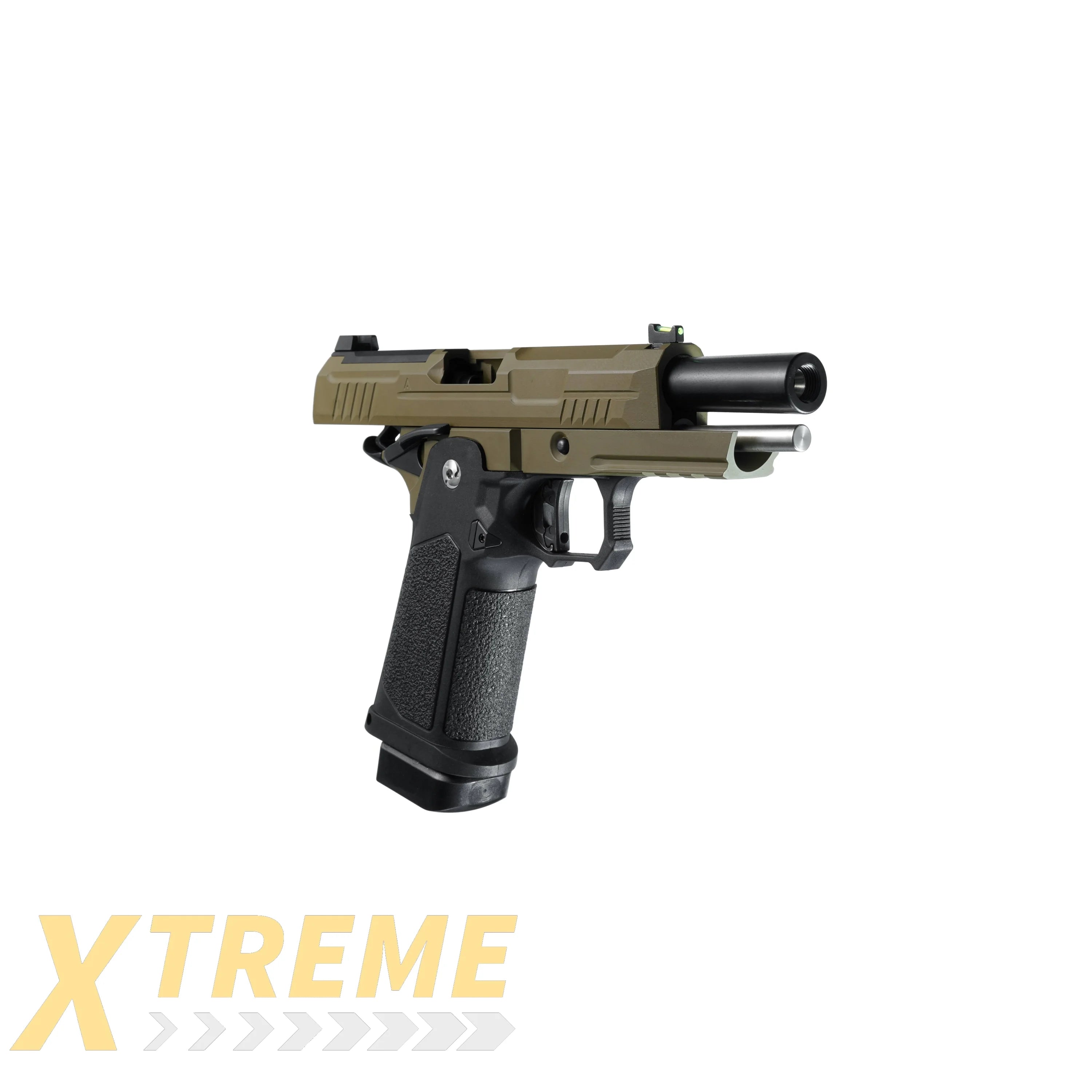 ARCTURUS Vanguard 4.3’’ Hi-Capa GBB Pistol w/Optics Ready Slide BLK-TAN - Vanguard