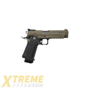 ARCTURUS Vanguard 5" Hi-Capa GBB Pistol BLK-TAN - XTREME Airsoft Superstore