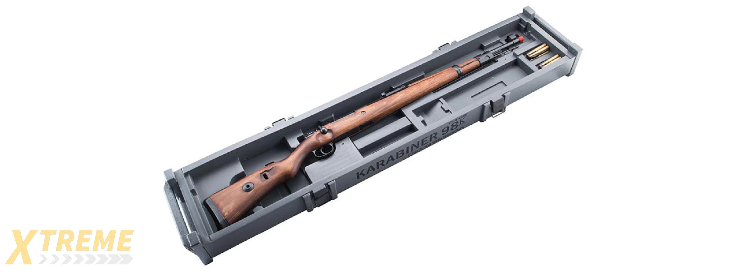 ARES Karabiner 98K Deluxe Spring Powered Bolt Action Airsoft Rifle - (Wood)