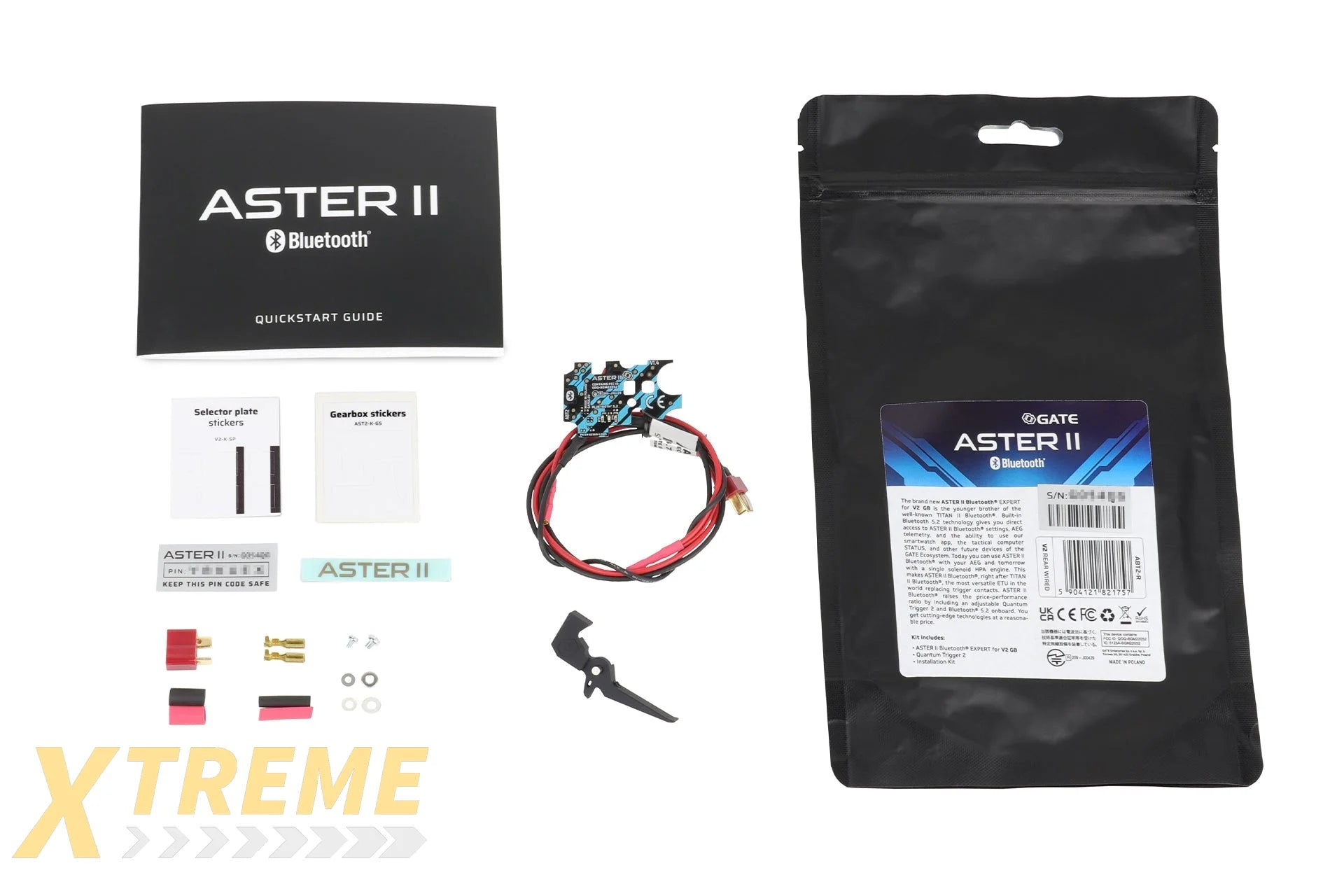 ASTER II Bluetooth® EXPERT for V2 GB +
adjustable Quantum Trigger 2 [AEG & HPA] [Rear
Wired]