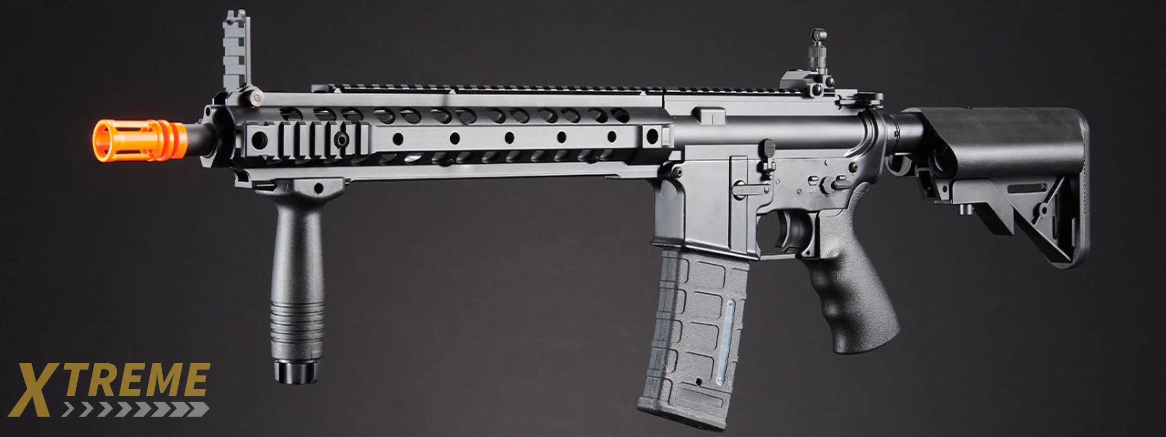 Atlas Custom Works Full Metal M4 Series Airsoft AEG with Free Floating RIS