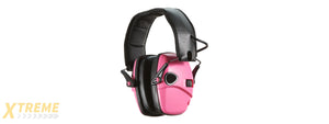 Atlas Custom Works Impact Sport Tactical Earmuff w/ Headband - (Pink)