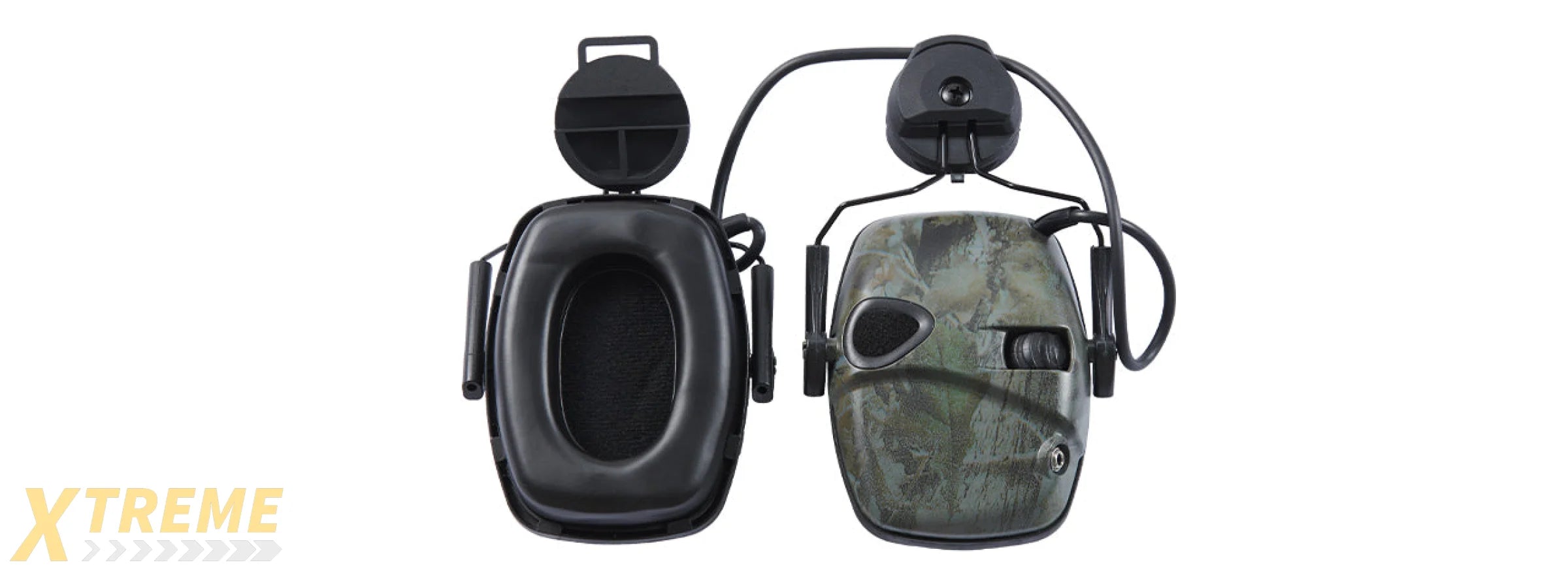 Atlas Custom Works Impact Sport Tactical Earmuff w/ Helmet Adapter - (Foliage)