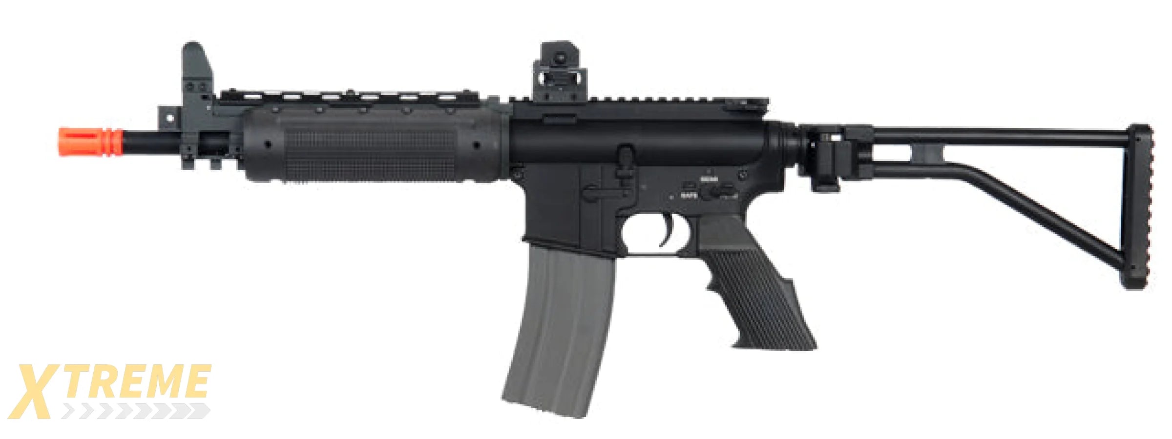 Atlas Custom Works M4 GR-300 Short Version Airsoft AEG Rifle w/ Folding Stock (Color: Black)