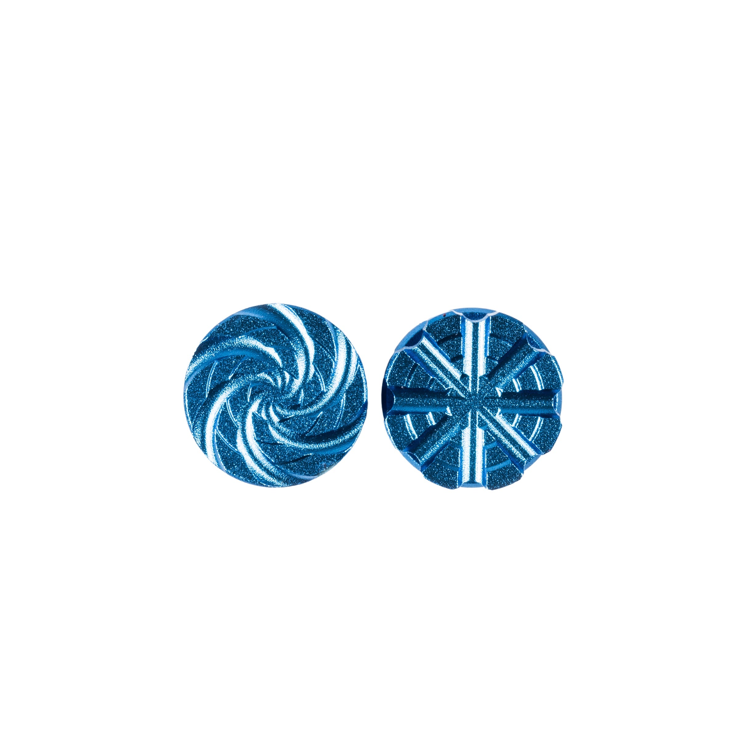 Machined Goggle Screw Set "Cyclone" Blue - XTREME Airsoft Superstore