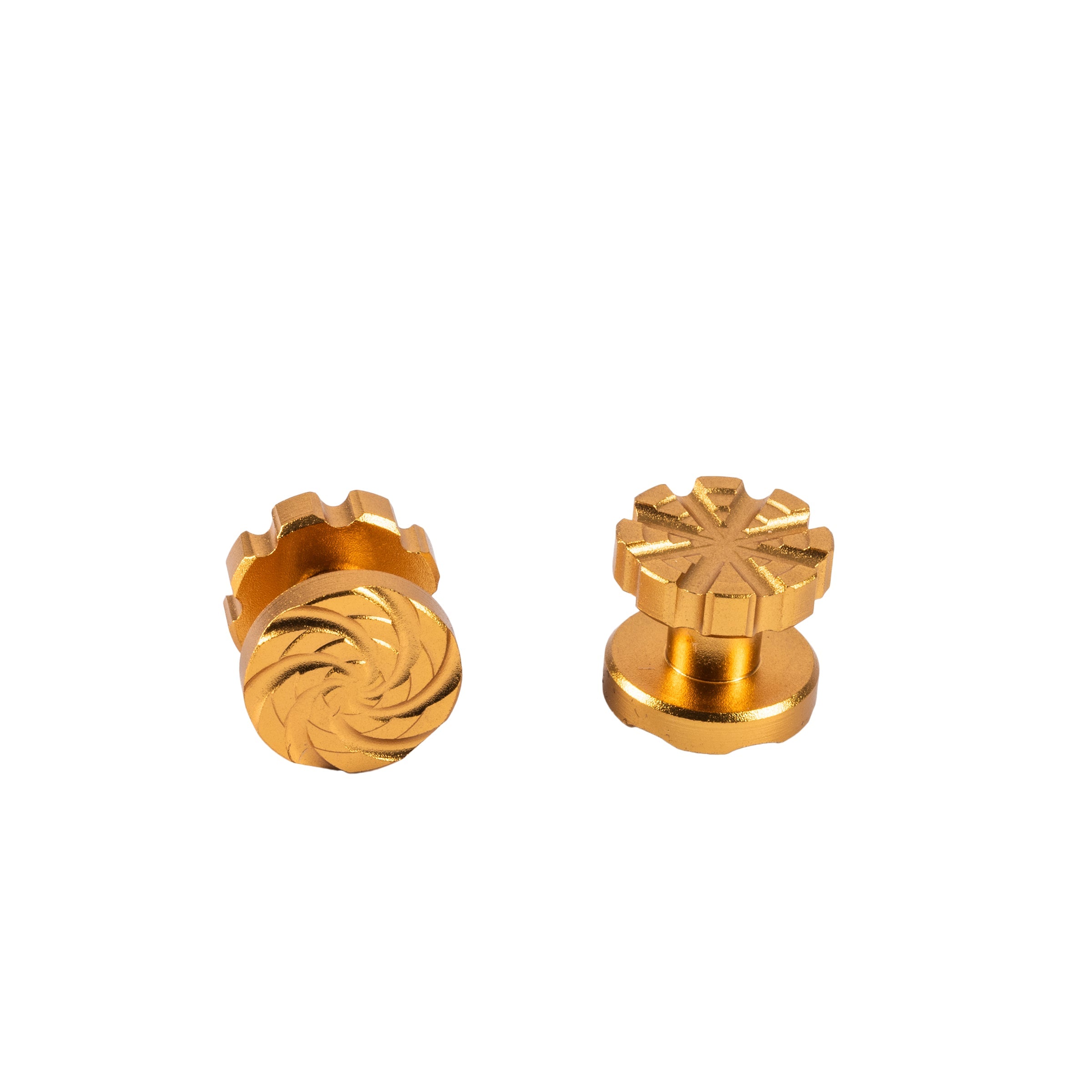 Machined Goggle Screw Set "Cyclone" Gold - XTREME Airsoft Superstore