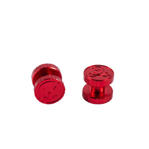 Machined Goggle Screw Set "Icon" Red - XTREME Airsoft Superstore