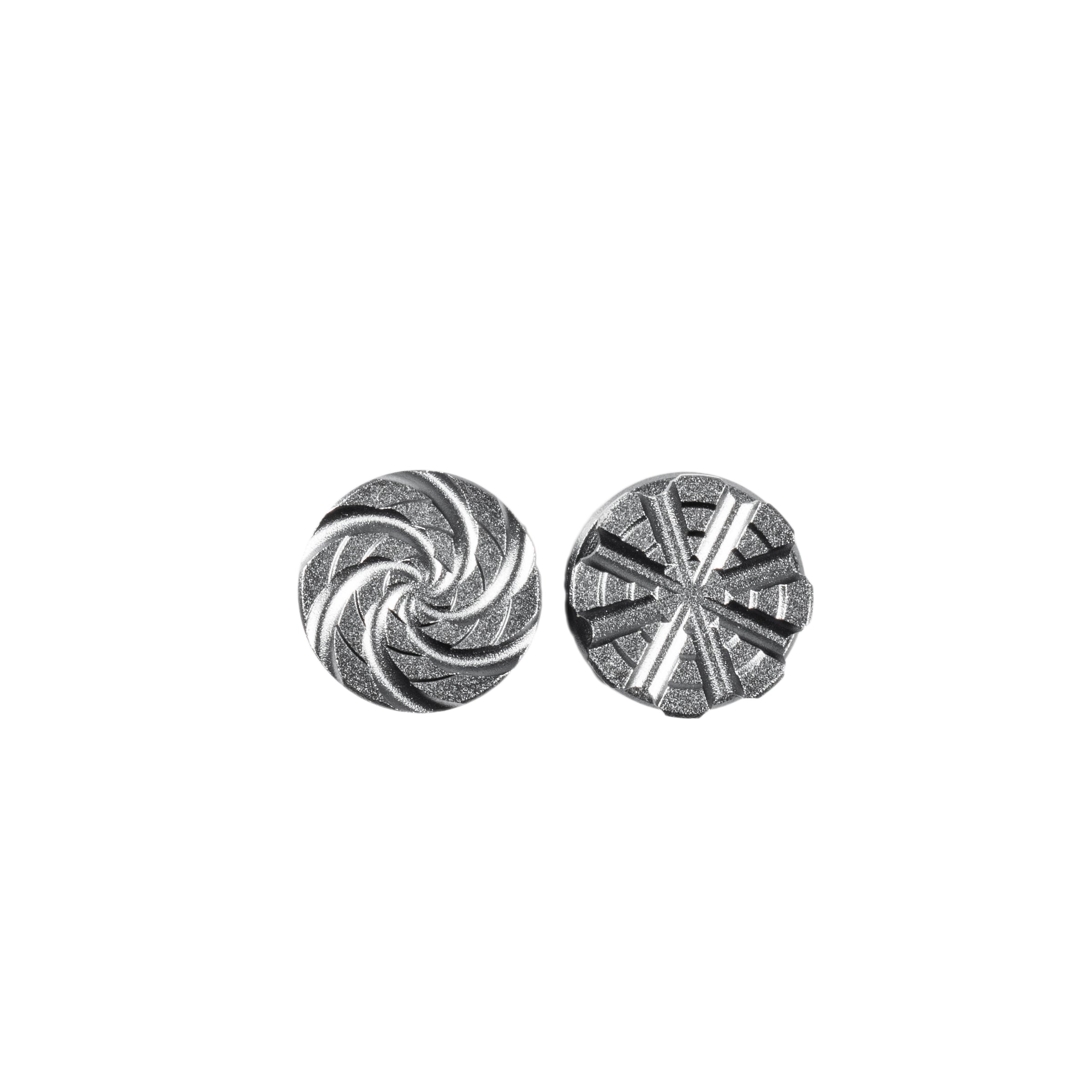 Machined  Goggle Screw Set "Cyclone" Pewter - XTREME Airsoft Superstore