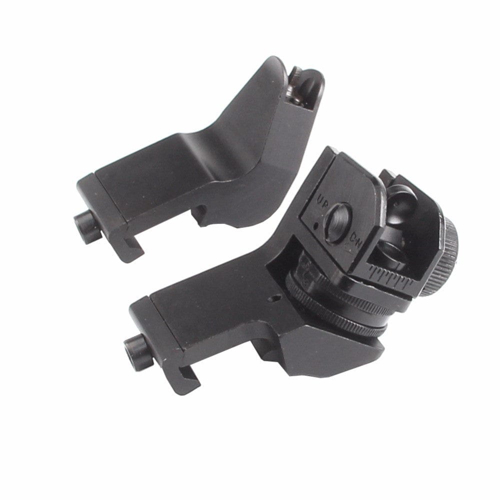 45 Degree Offset Front and Rear Backup Iron Sights - Flip-Up and Fixed - XTREME Airsoft Superstore