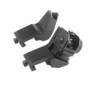 45 Degree Offset Front and Rear Backup Iron Sights - Flip-Up and Fixed - XTREME Airsoft Superstore