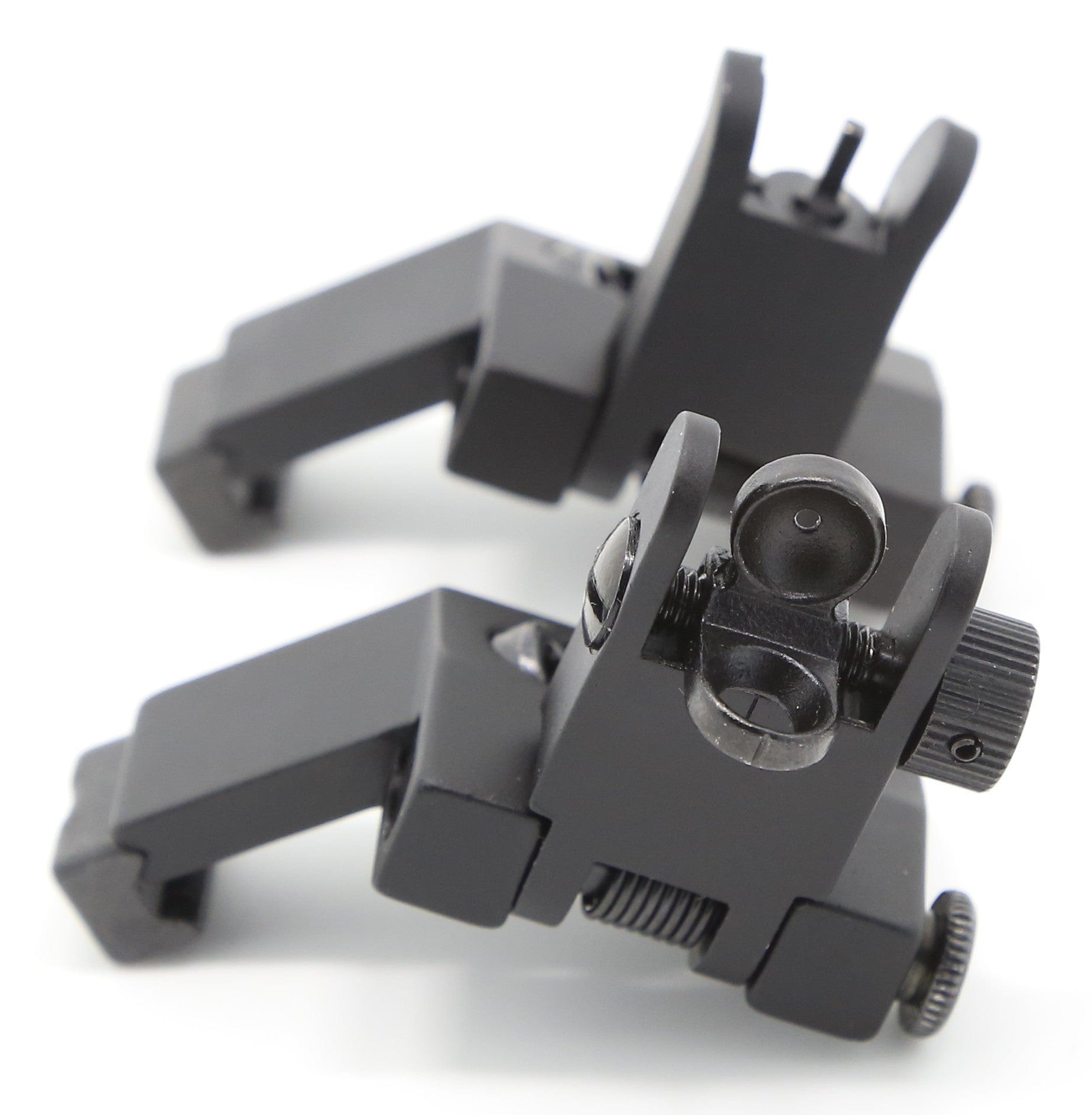 45 Degree Offset Front and Rear Backup Iron Sights - Flip-Up and Fixed - XTREME Airsoft Superstore