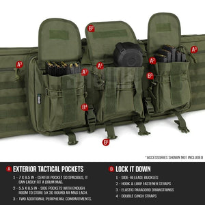 Camo American Classic Double Case (4 Sizes) - XTREME Airsoft Superstore