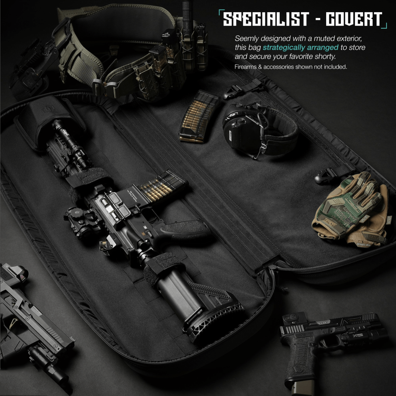 Covert Specialist SBR Case (3 Sizes) - XTREME Airsoft Superstore