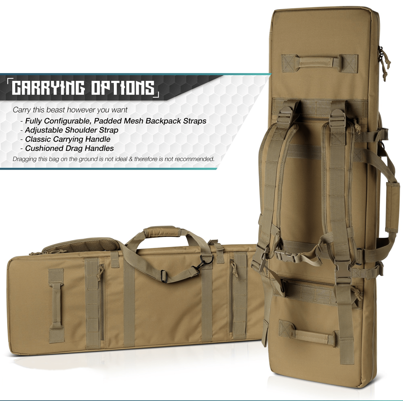 Urban Patriot Double Case (5 Sizes) - XTREME Airsoft Superstore