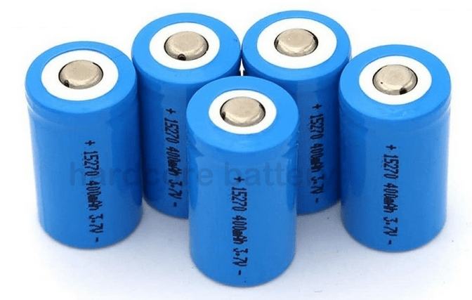 2  Pack 15270 ICR15270 400mAh 3.7V Lithium Batteries - XTREME Airsoft Superstore