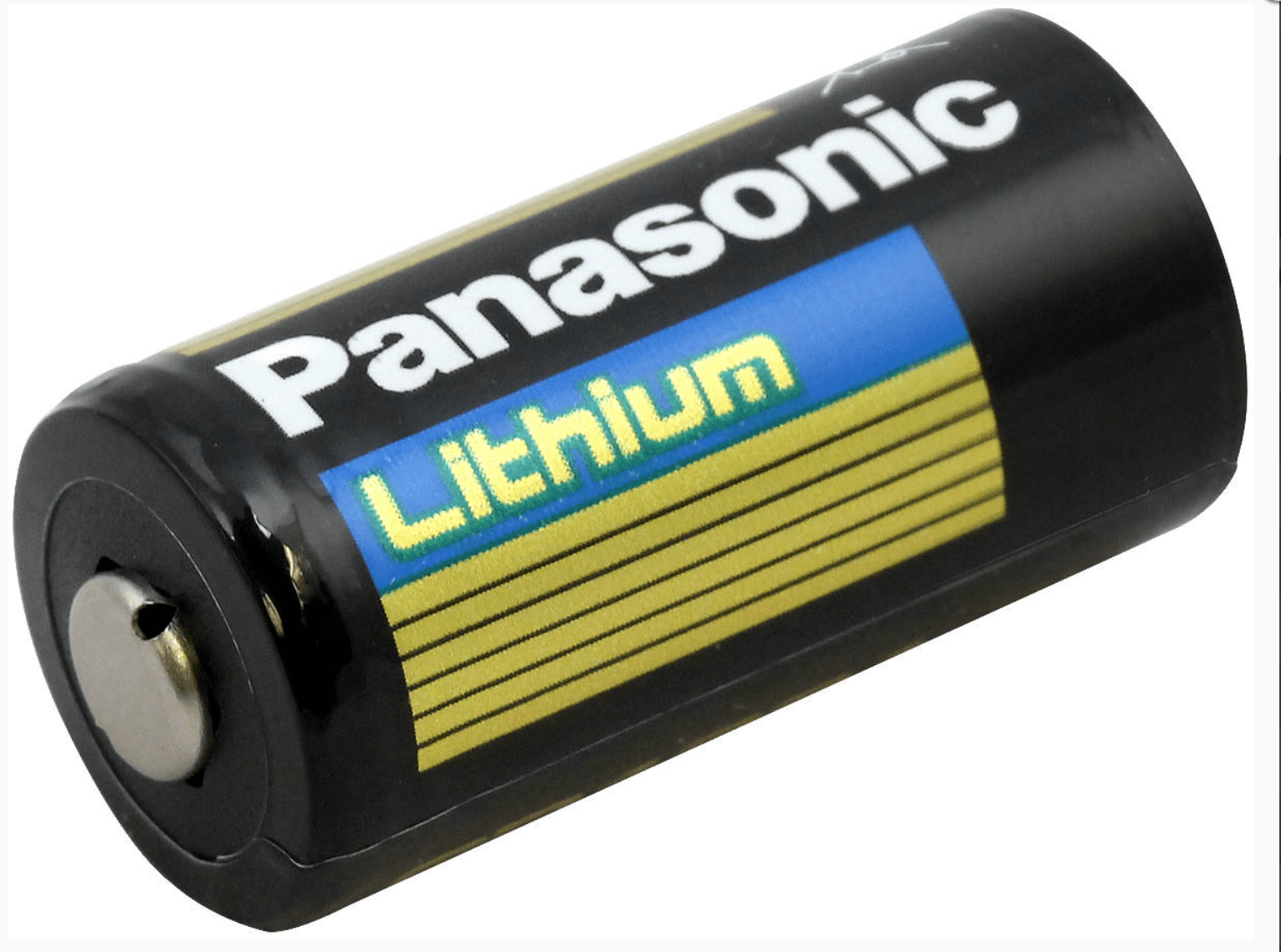 2 Pack Panasonic CR123A 1550mAh 3V Lithium Batteries - XTREME Airsoft Superstore