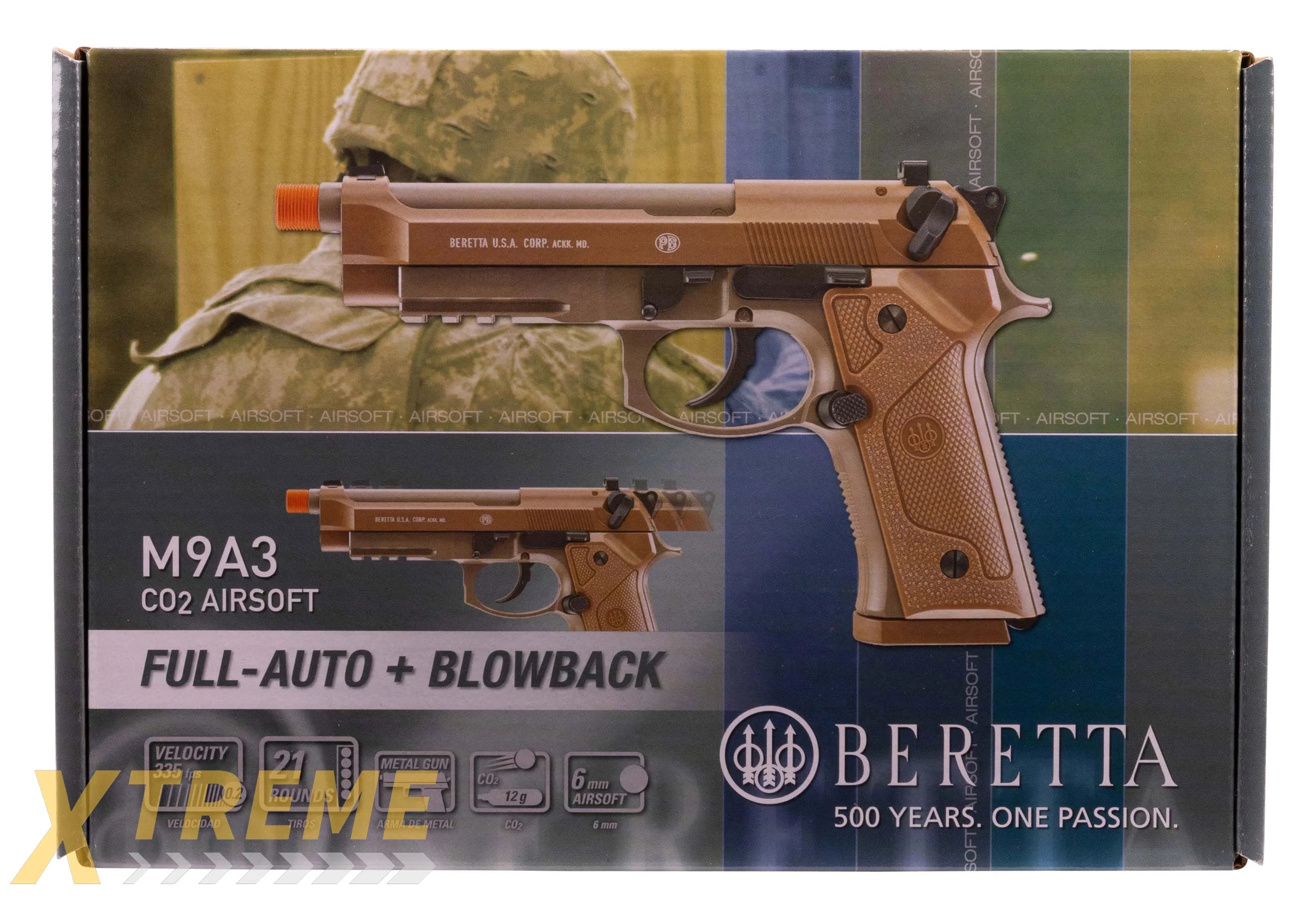 BERETTA M9A3 - 6MM - TAN - BERETTA C02 - Pistols