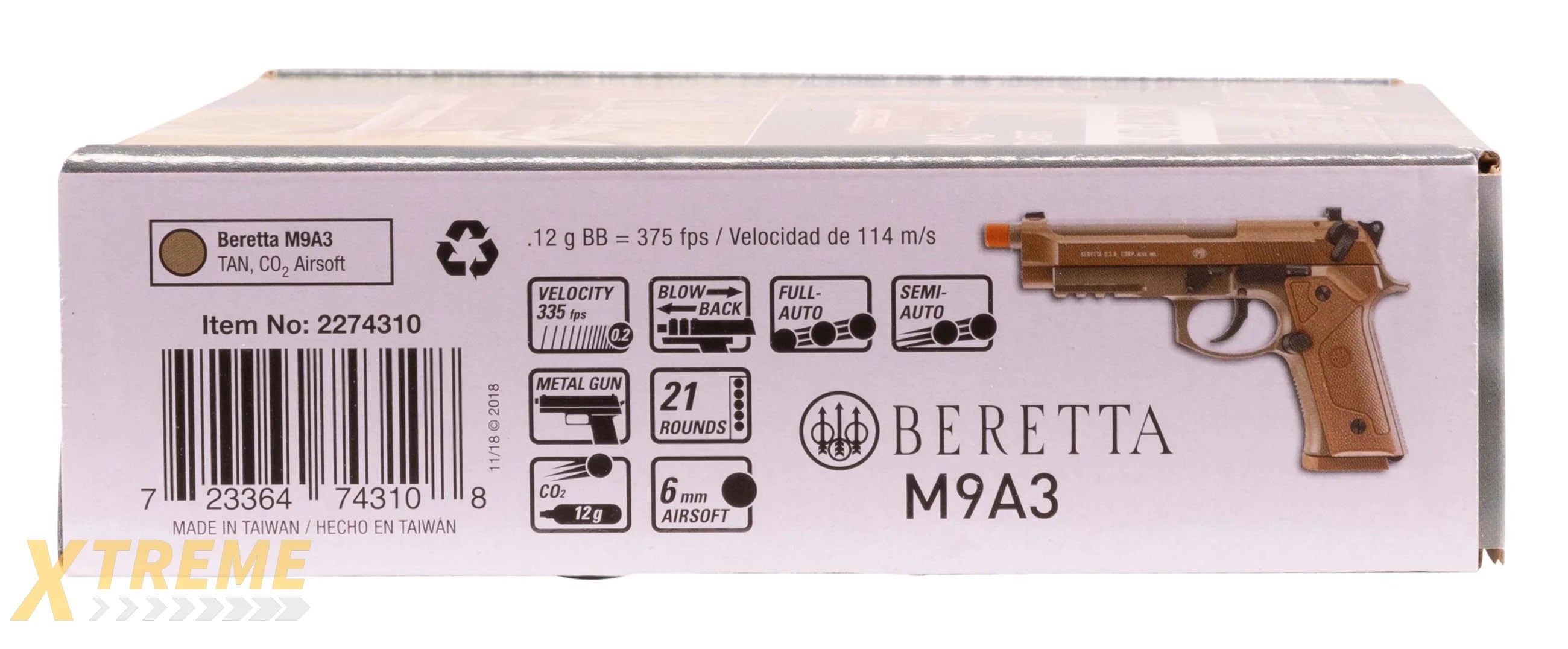 BERETTA M9A3 - 6MM - TAN - BERETTA C02 - Pistols