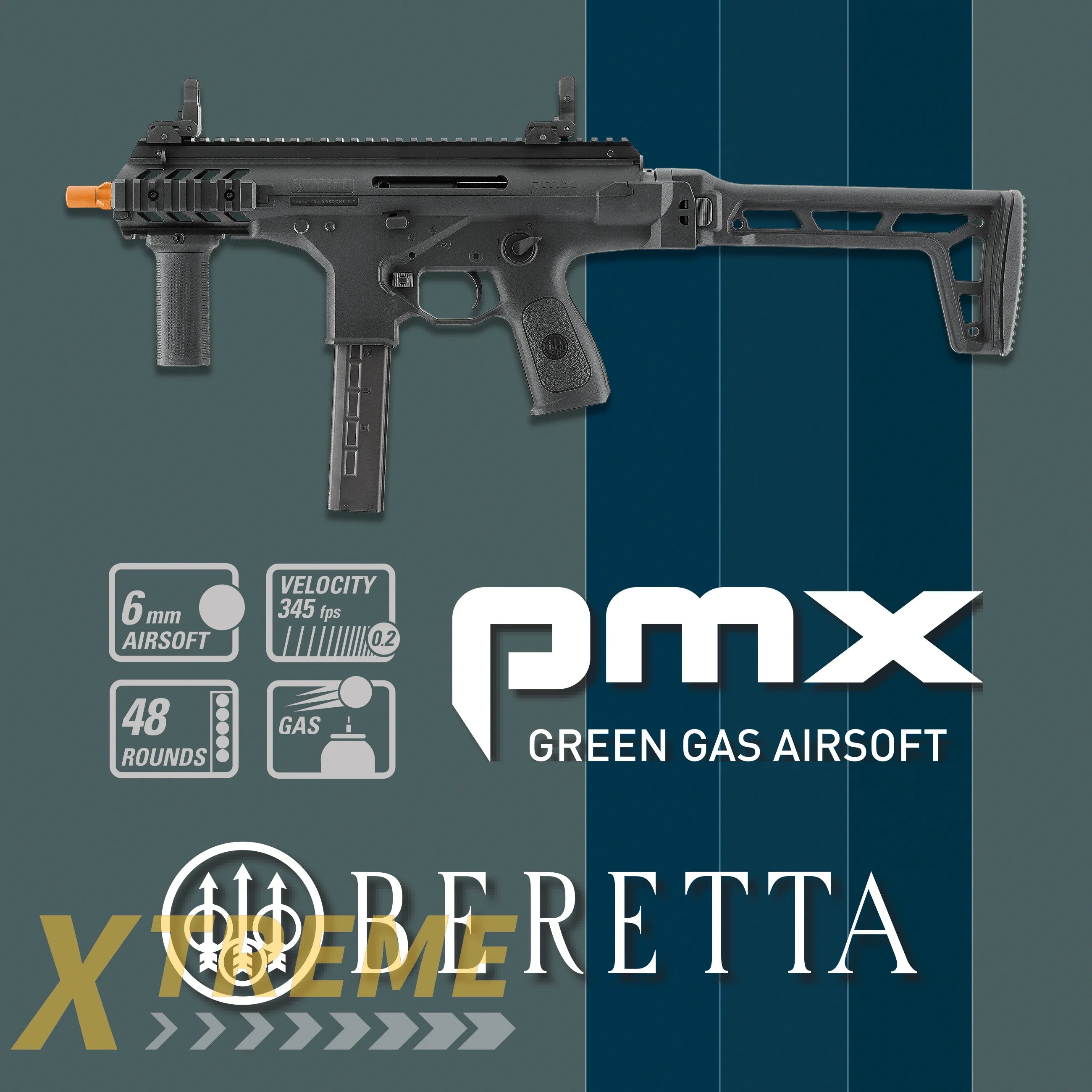 Beretta PMX GBB Airsoft Rifle - BERETTA GBB