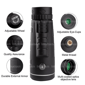 Dual Focus 12x50 Waterproof Monocular Spotting Scope With Universal Phone Mount - XTREME Airsoft Superstore