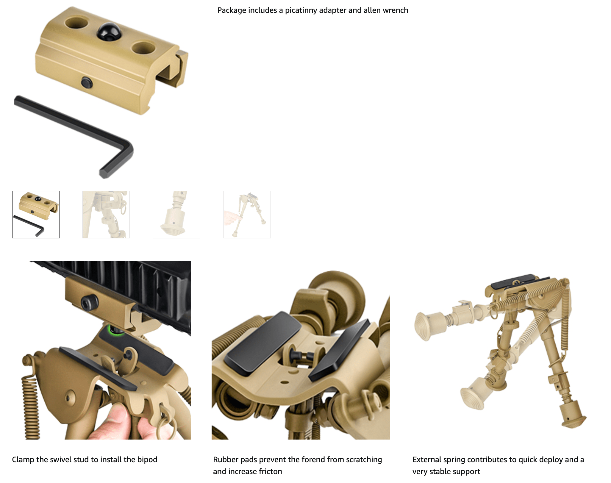 M.P.S. Bipod - XTREME Airsoft Superstore