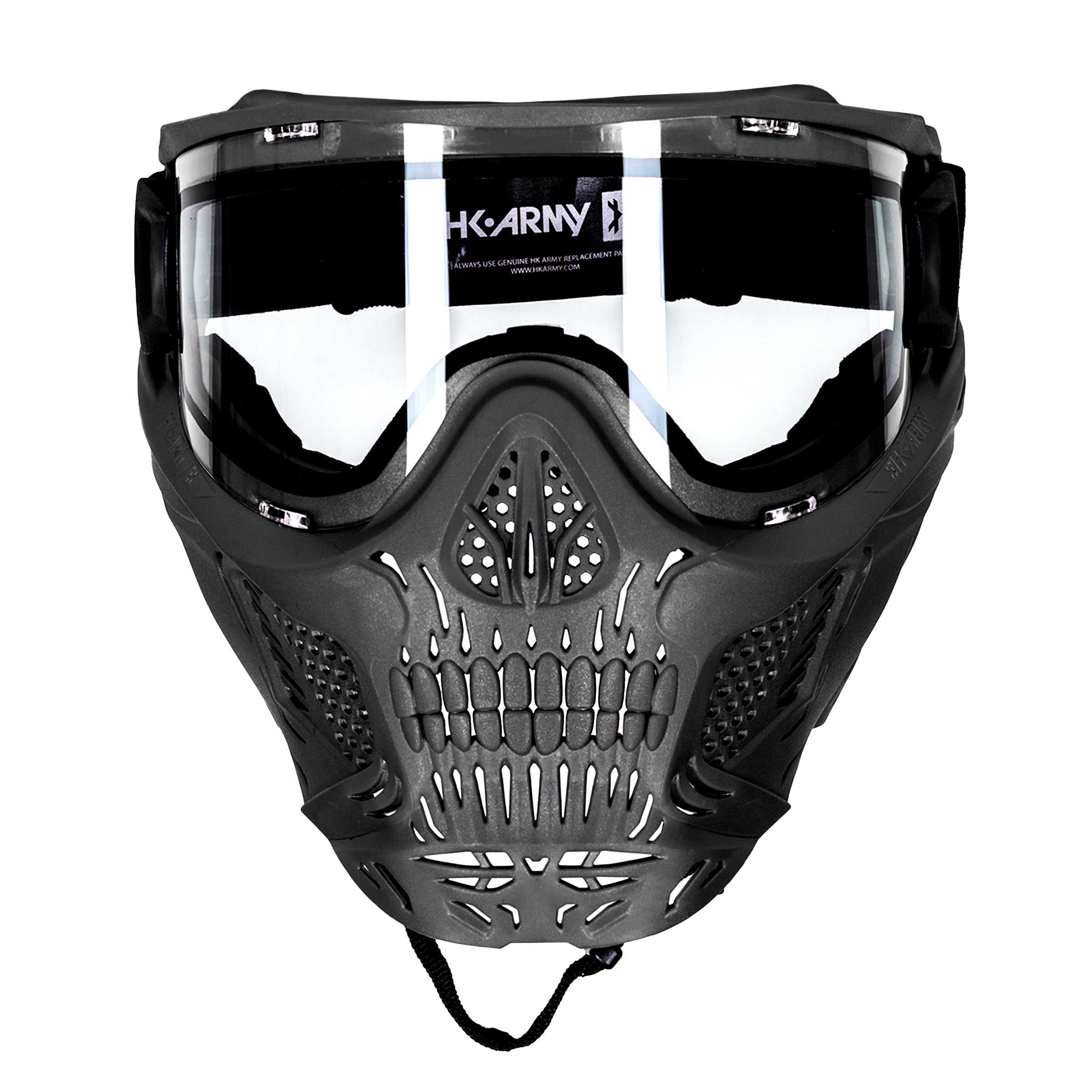 HSTL® Skull Goggle - Black w/ Clear Lens - XTREME Airsoft Superstore