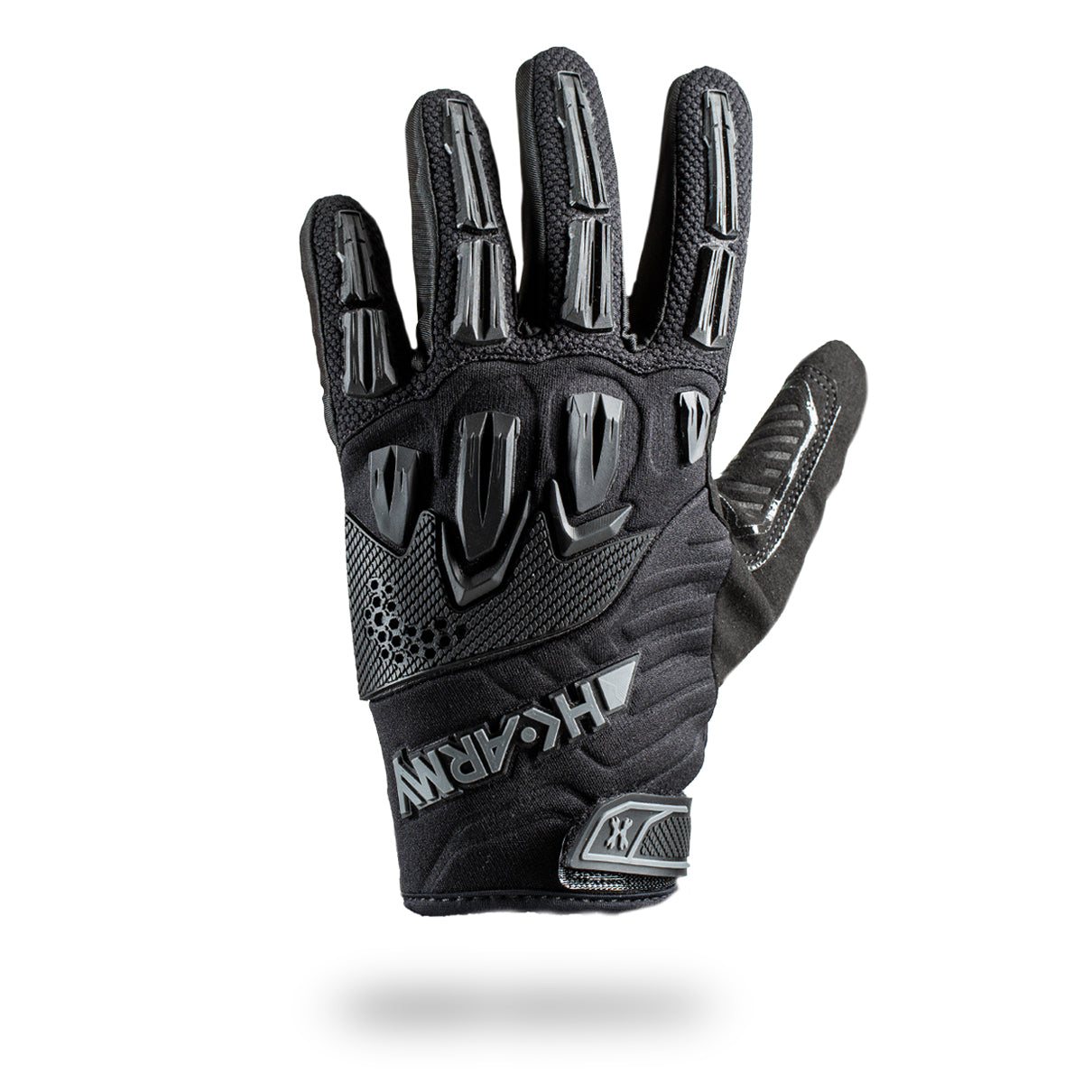 Hardline Armored Glove (Full Finger) - Blackout - XTREME Airsoft Superstore