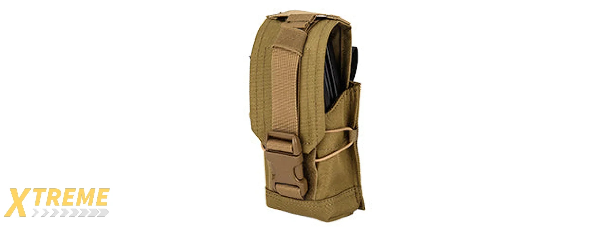 C206K CODE11 M4/5.56 CORDURA DOUBLE MAGAZINE POUCH (COYOTE)