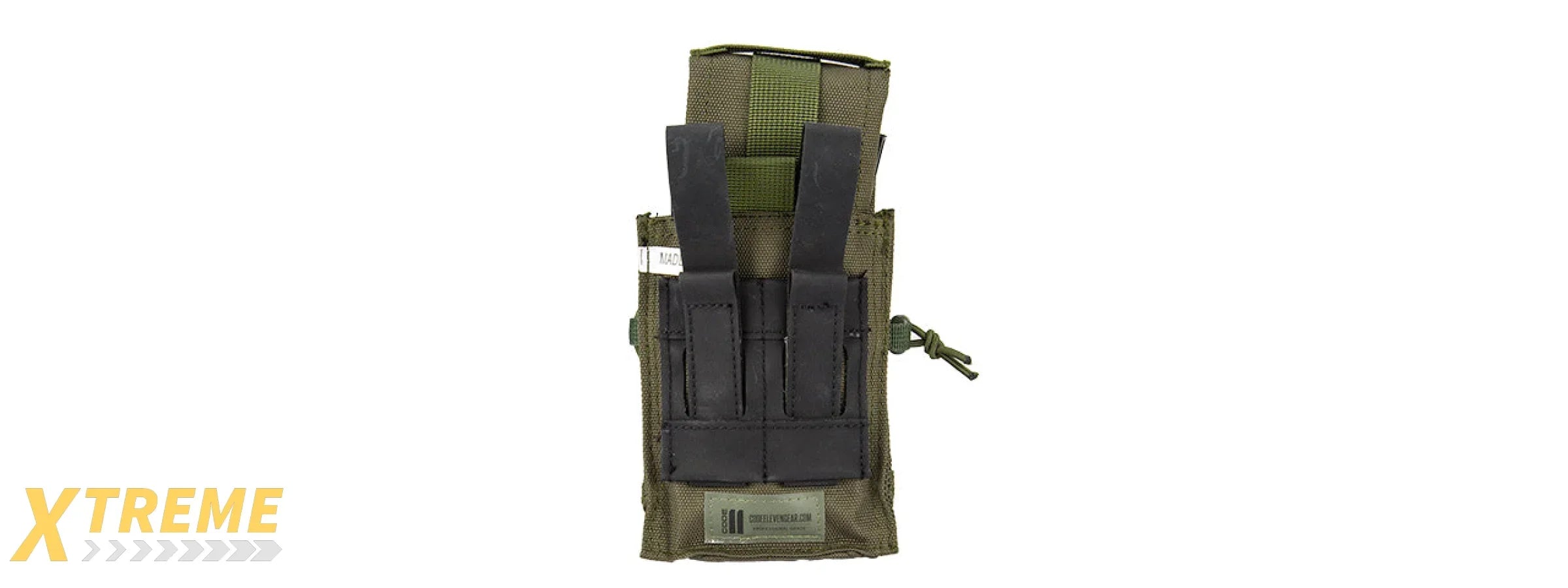 C206G CODE11 M4/5.56 CORDURA DOUBLE MAGAZINE POUCH (OLIVE DRAB)