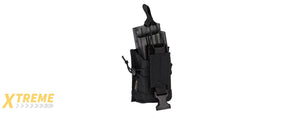 C206B CODE11 M4/5.56 CORDURA DOUBLE MAGAZINE POUCH (BLACK)