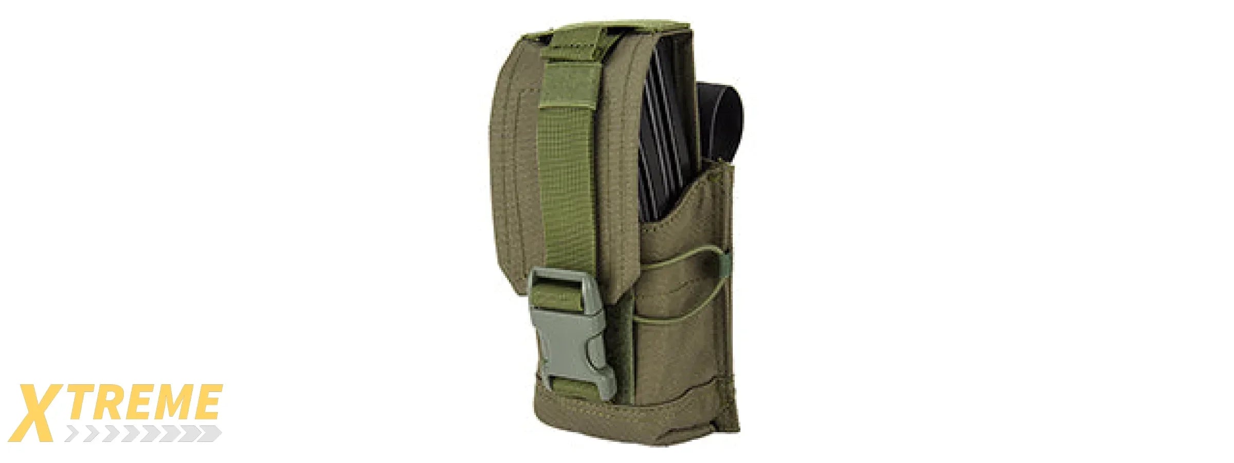 C206G CODE11 M4/5.56 CORDURA DOUBLE MAGAZINE POUCH (OLIVE DRAB)