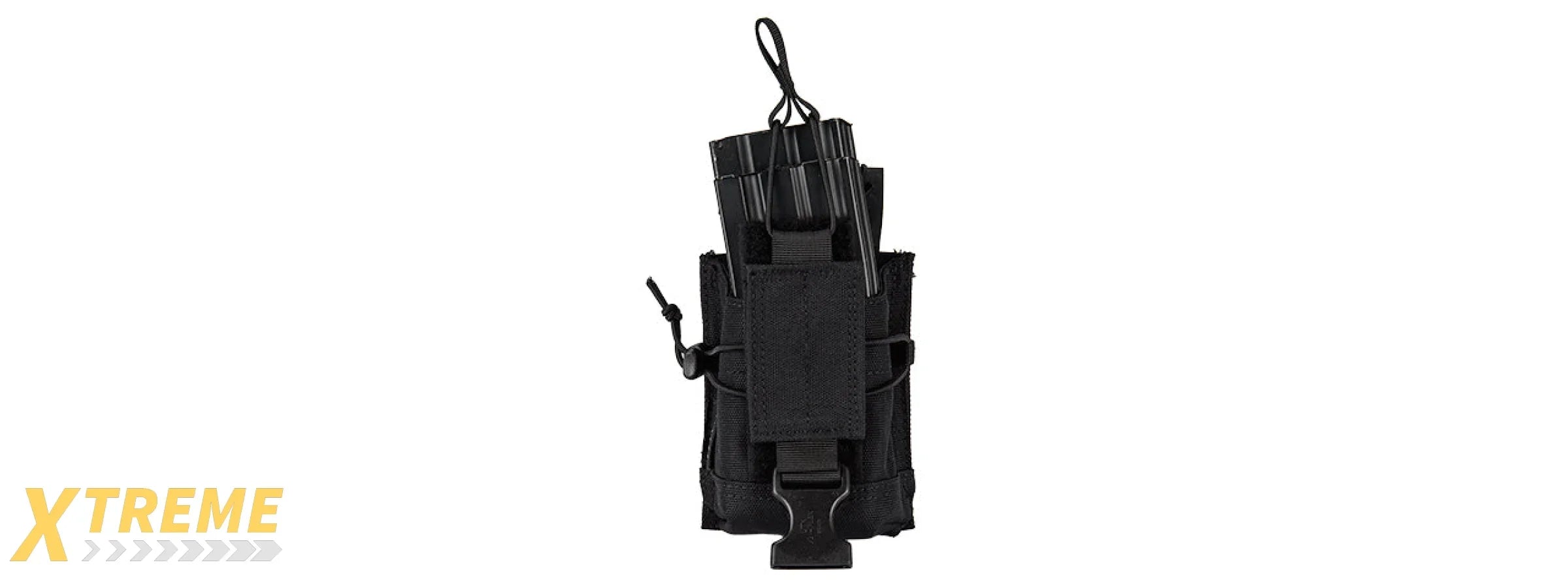 C206B CODE11 M4/5.56 CORDURA DOUBLE MAGAZINE POUCH (BLACK)