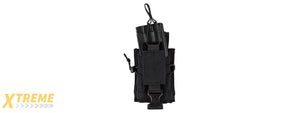 C206B CODE11 M4/5.56 CORDURA DOUBLE MAGAZINE POUCH (BLACK)