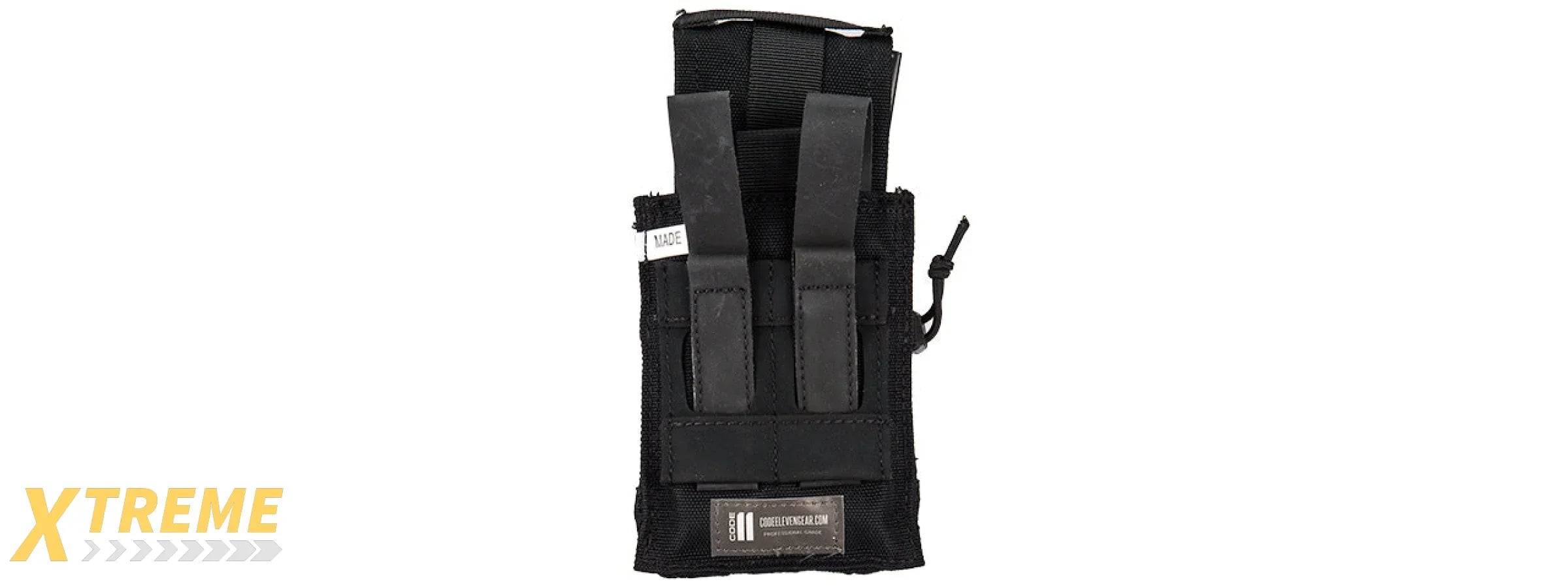 C206B CODE11 M4/5.56 CORDURA DOUBLE MAGAZINE POUCH (BLACK)