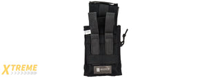C206B CODE11 M4/5.56 CORDURA DOUBLE MAGAZINE POUCH (BLACK)
